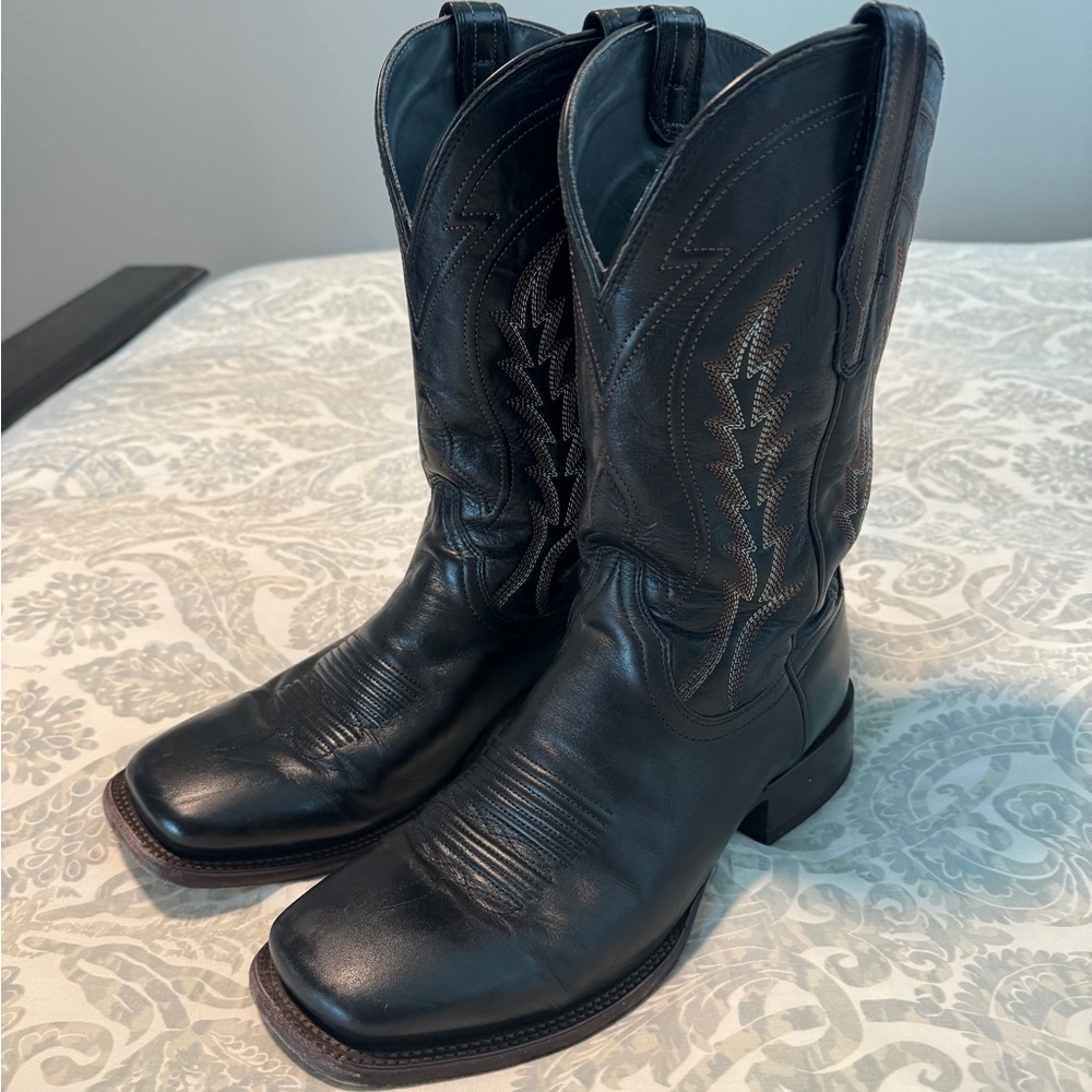 Tecovas “The Doc” Men’s Cowboy Boots Black Sz 11 D